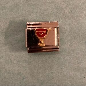 Vintage Drink Nomination Style Link for Bracelet